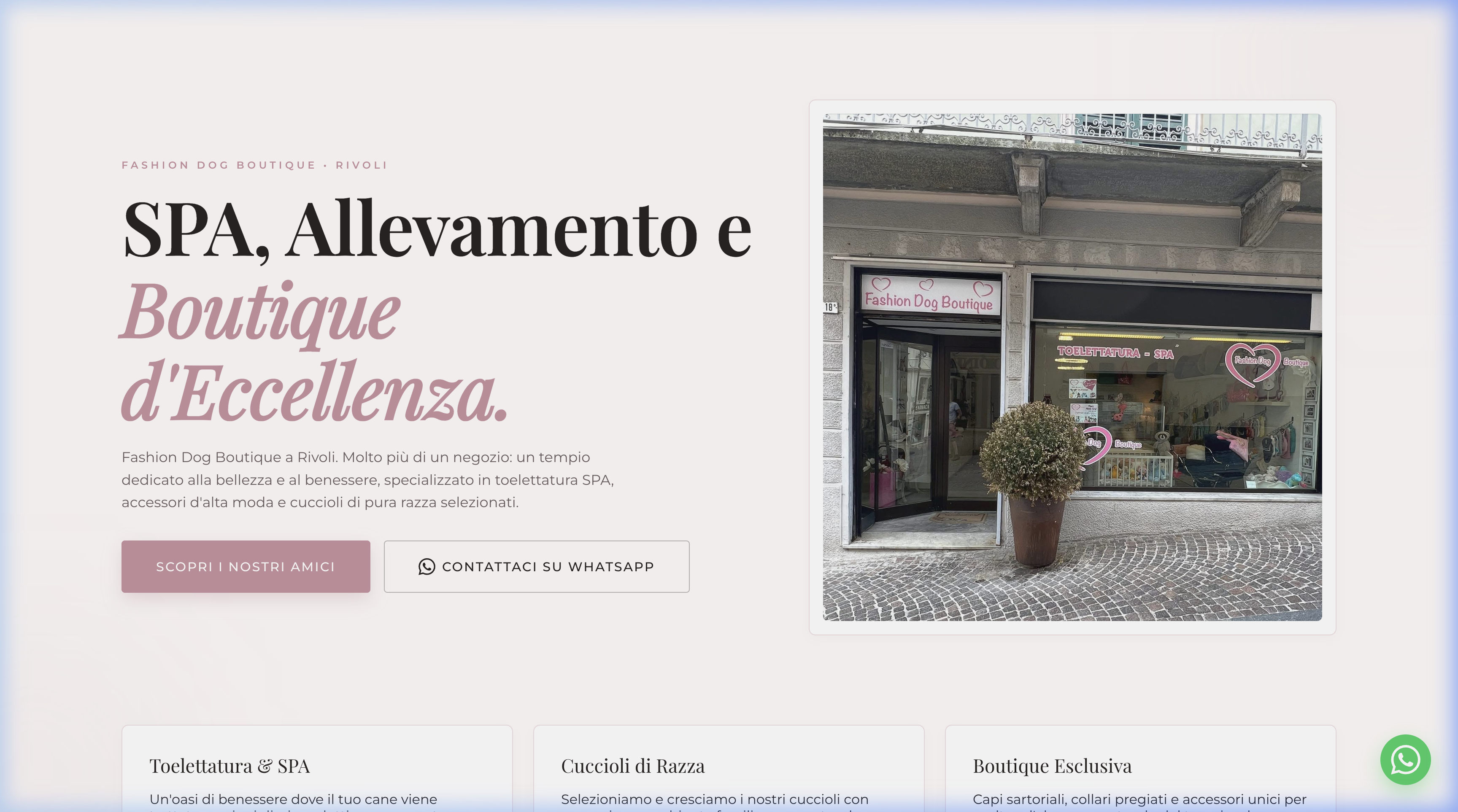 Fashion Dog Boutique - Toelettatura & SPA
